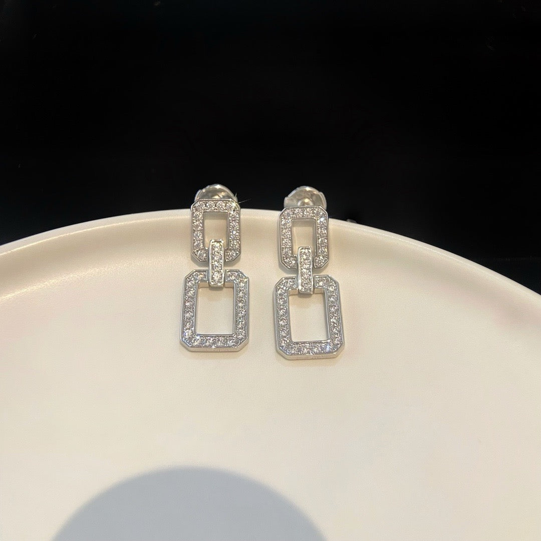 [Rose Jewels]LINKS MEDIUM EARRINGS DIAMOND