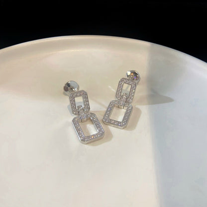 [Rose Jewels]LINKS MEDIUM EARRINGS DIAMOND