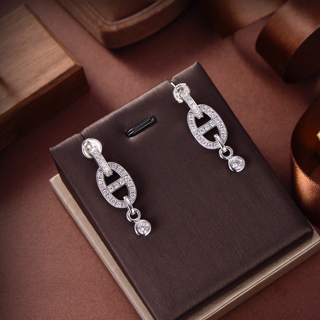 [Rose Jewels]HM CHAINE DIAMOND EARRINGS