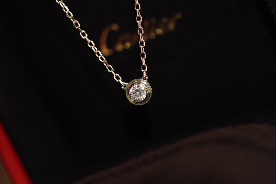 [ROSE]DAMOUR DIAMOND NECKLACE