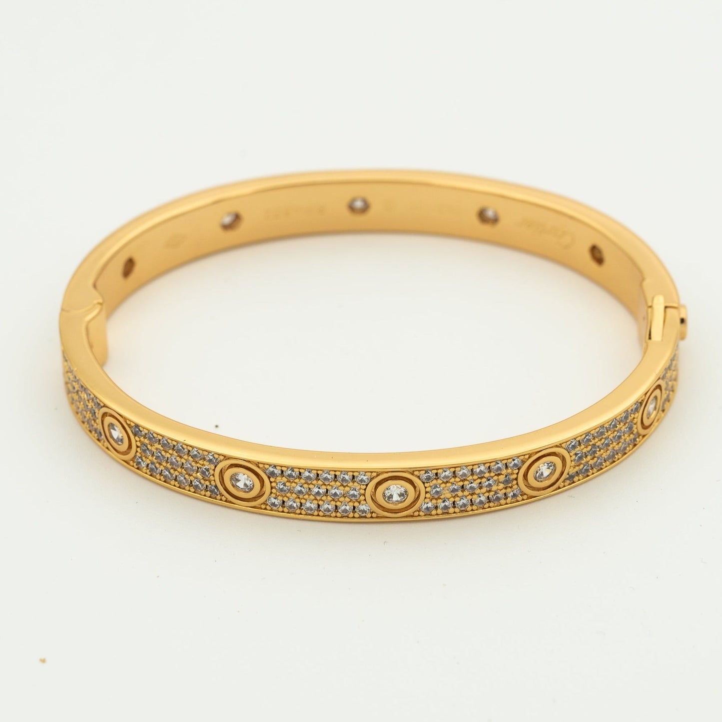 [Rose Jewels]LOVE BRACELET 6.1MM DIAMOND-PAVED 10 BIG DIAMONDS