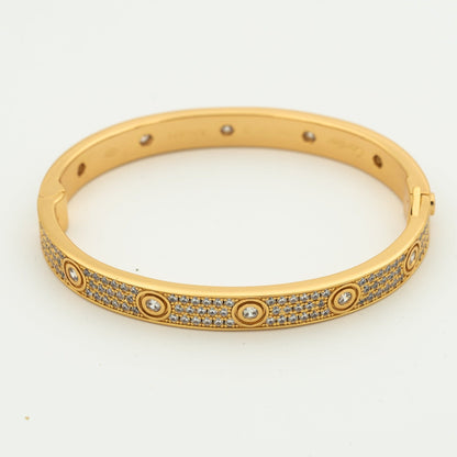 [Rose Jewels]LOVE BRACELET 6.1MM DIAMOND-PAVED 10 BIG DIAMONDS