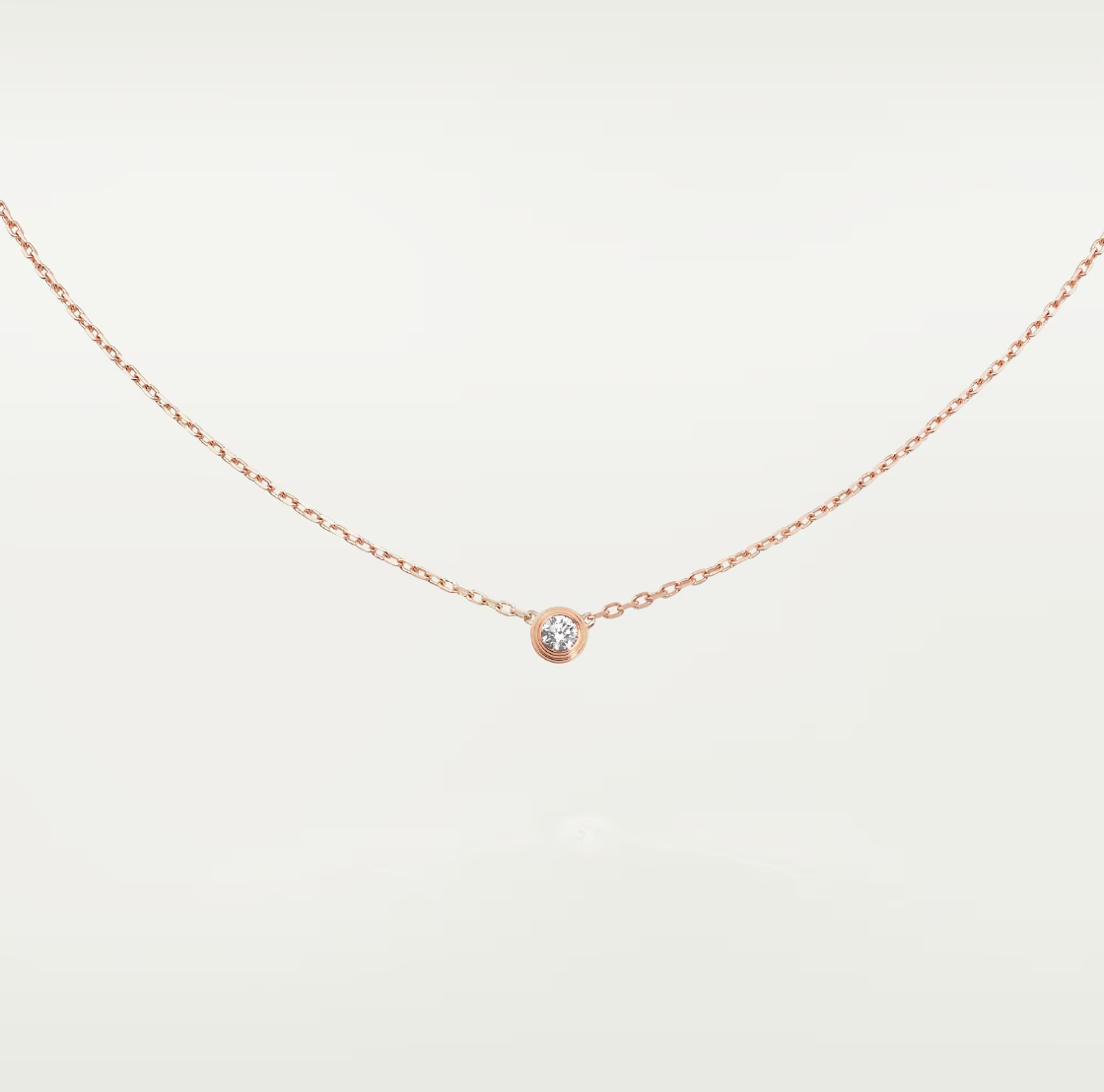 [ROSE]DAMOUR DIAMOND NECKLACE