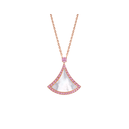 [Rose Jewels] TRAUM HALSKETTE MOP DIAMANT ROSA