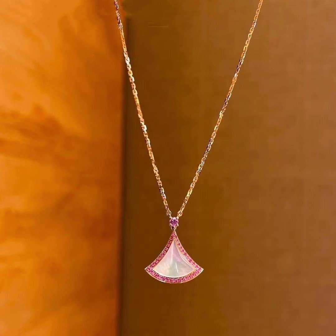 [Rose Jewels] TRAUM HALSKETTE MOP DIAMANT ROSA