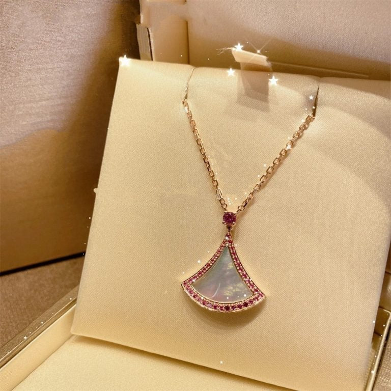 [Rose Jewels] TRAUM HALSKETTE MOP DIAMANT ROSA