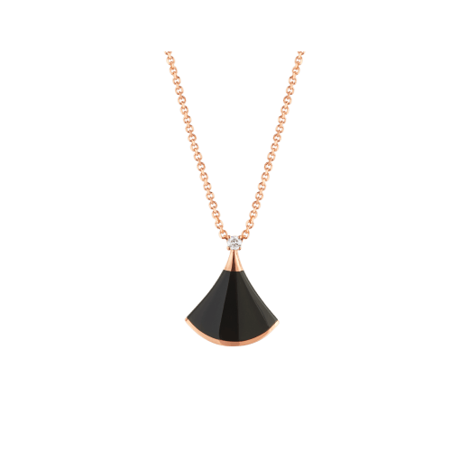 [Rose Jewels] TRAUM HALSKETTE ONYX 1 DIAMANT