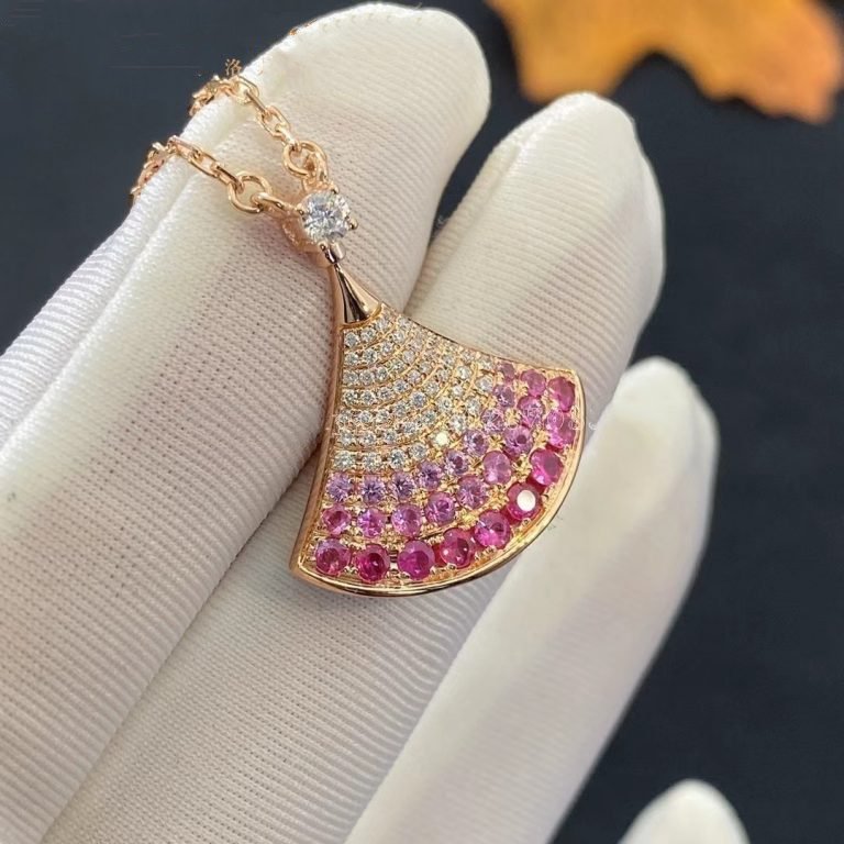 [Rose Jewels]DREAM HALSKETTE ROSA GOLD ROSA DIAMANT