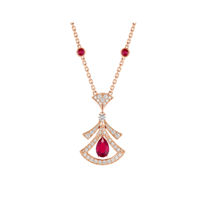 [Rose Jewels] TRAUM HALSKETTE KARNEOL DIAMANT ROSGOLD