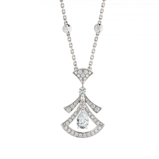 [Rose Jewels]DREAM HALSKETTE WEISSER DIAMANT SILBER