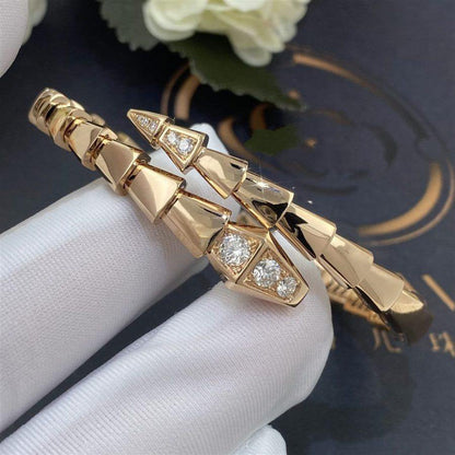 [Rose Jewels]SERPENTI BRACELET DIAMONDS PINK GOLD