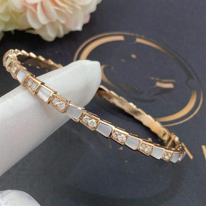 [Rose Jewels]SERPENTI BRACELET PINK GOLD MOP DIAMOND