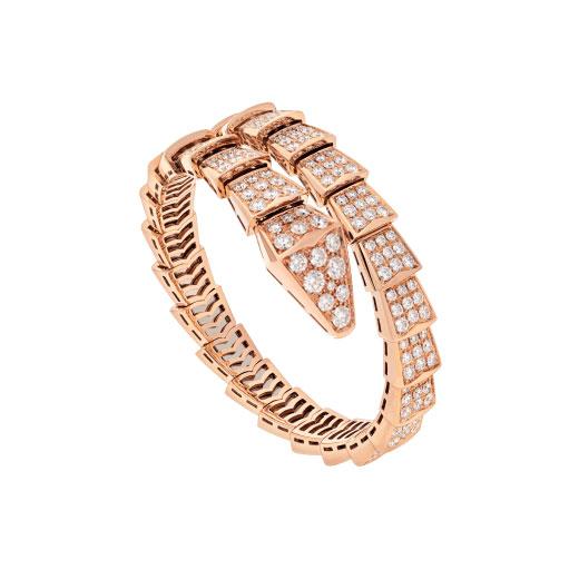 [Rose Jewels]SERPENTI ARMBAND 8MM ROSGOLD DIAMANT