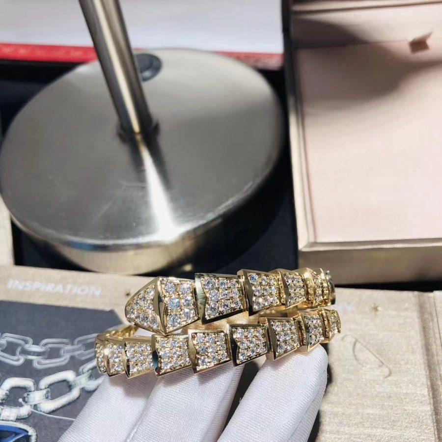 [Rose Jewels]SERPENTI ARMBAND 8MM GOLD DIAMANT