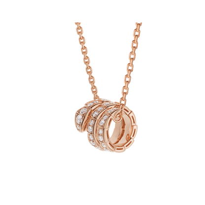 [Rose Jewels]SERPENTI ROSGOLD HALSKETTE DOPPELRING DIAMANT