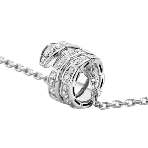 [Rose Jewels]SERPENTI SILBER HALSKETTE DOPPELRING DIAMANT