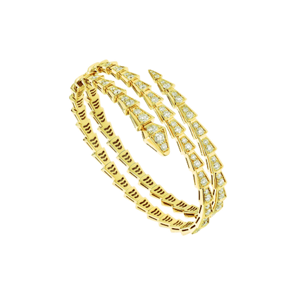 [Rose Jewels]SERPENTI ARMBAND GOLD DIAMANT DOPPELREIHIG