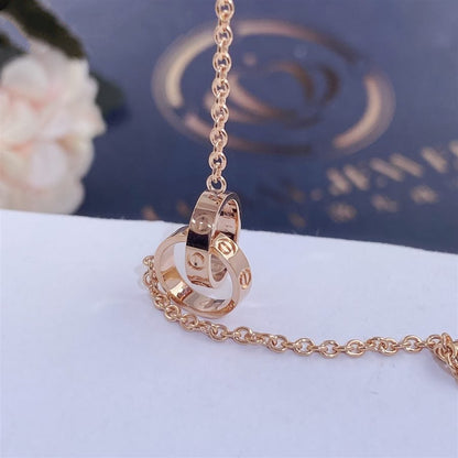 [ROSE]LOVE BRACELET DOUBLE RING