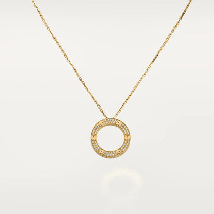 [ROSE]LOVE NECKLACE ADJUSTABLE ROSE GOLD