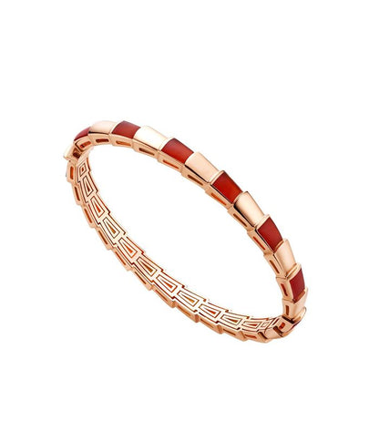 [Rose Jewels]SERPENTI BRACELET PINK GOLD RUBELLITE