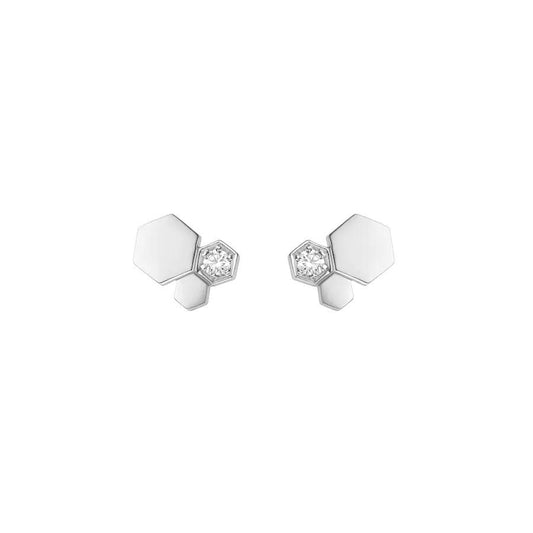 [Rose Jewels]BEE LOVE SILVER DIAMOND EARRINGS