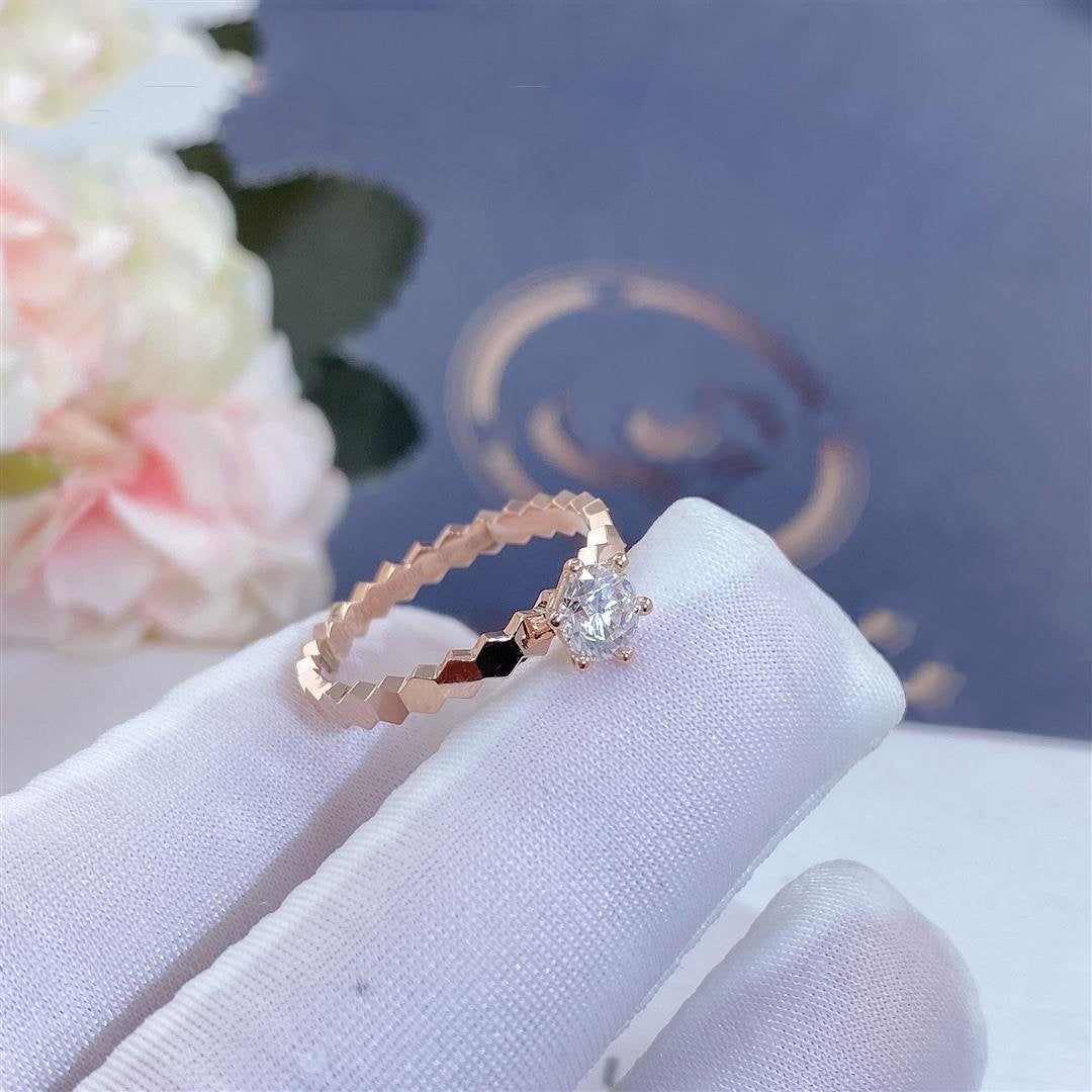 [Rose Jewels] BEE LOVE RING ROSGOLD 1 DIAMANT