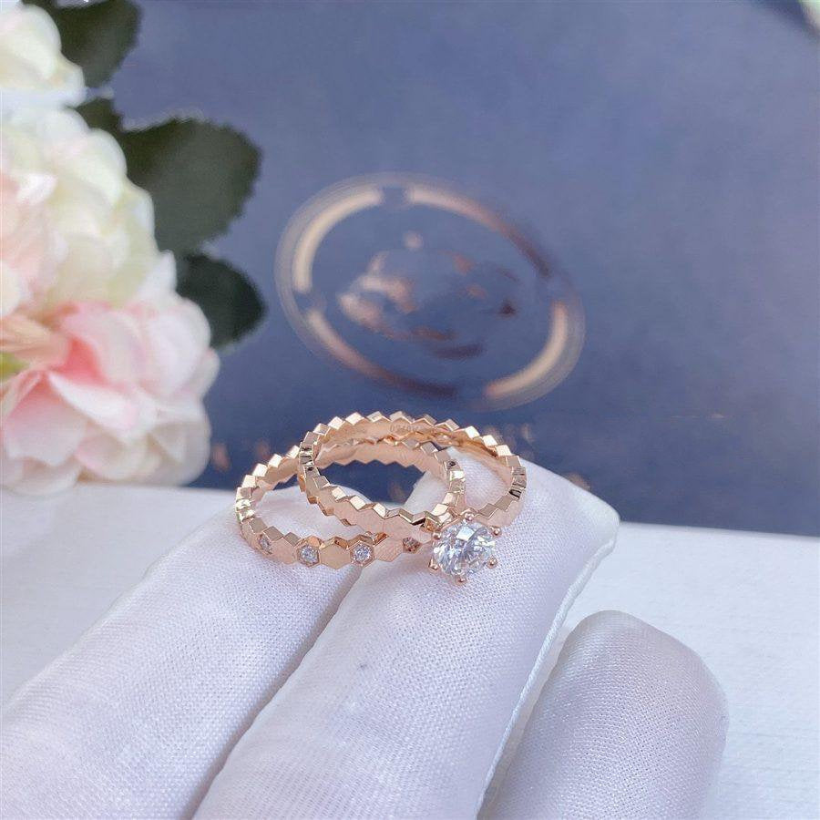 [Rose Jewels] BEE LOVE RING ROSA GOLD DIAMANT