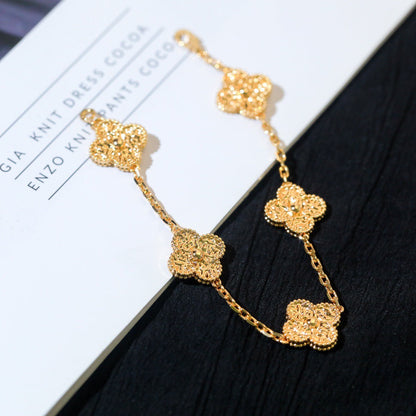 [ROSE]CLOVER 5 MOTIFS BRONZING BRACELET