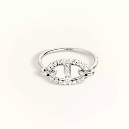 [Rose Jewels]RONDE SMALL SILVER DIAMOND RING