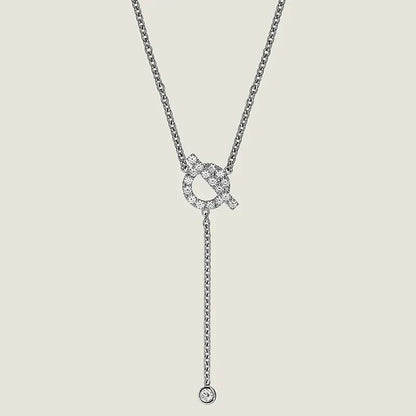 [Rose Jewels]FINESSE SILVER DIAMOND NECKLACE