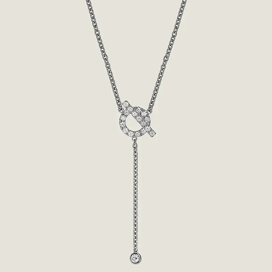 [Rose Jewels]FINESSE SILVER DIAMOND NECKLACE