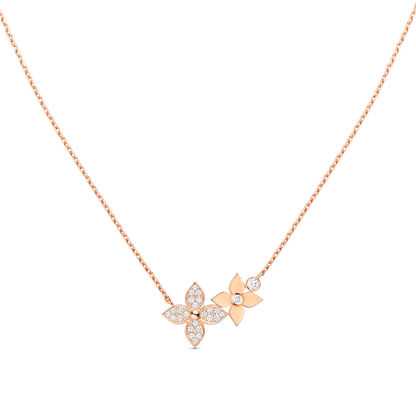 [Rose Jewels] STAR BLOSSOM HALSKETTE ROTGOLD DIAMANTEN