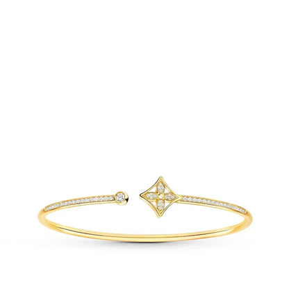 [Rose Jewels] IDYLLE GOLD OPEN BRACELET DIAMOND PAVED