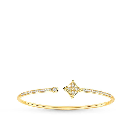 [Rose Jewels] IDYLLE GOLD OPEN BRACELET DIAMOND PAVED