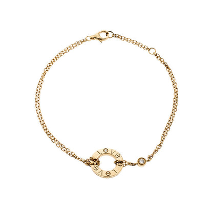 [ROSE]LOVE BRACELET 2 DIAMOND