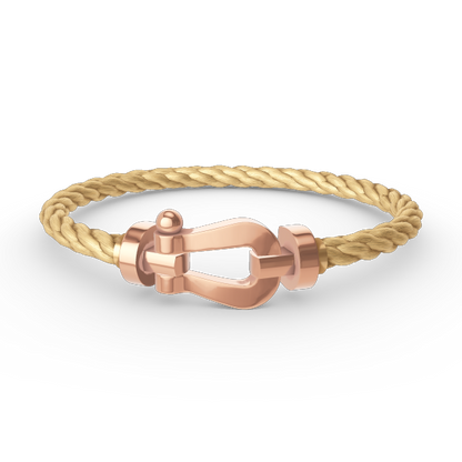 [Rose Jewels]FORCE GROSSES HUFEISENARMBAND OHNE DIAMANT ROSÉGOLD