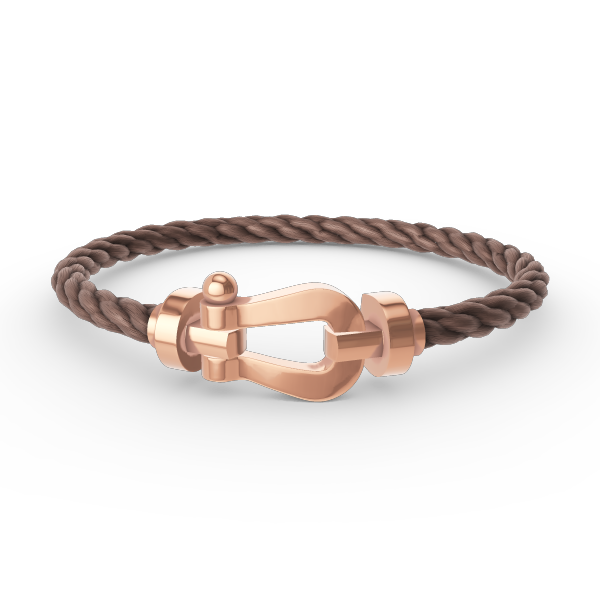 [Rose Jewels]FORCE GROSSES HUFEISENARMBAND OHNE DIAMANT ROSÉGOLD