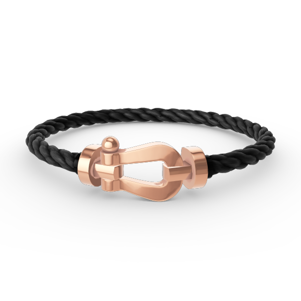 [Rose Jewels]FORCE GROSSES HUFEISENARMBAND OHNE DIAMANT ROSÉGOLD