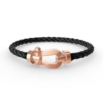 [Rose Jewels]FORCE GROSSES HUFEISENARMBAND OHNE DIAMANT ROSÉGOLD