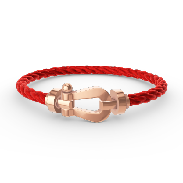 [Rose Jewels]FORCE GROSSES HUFEISENARMBAND OHNE DIAMANT ROSÉGOLD