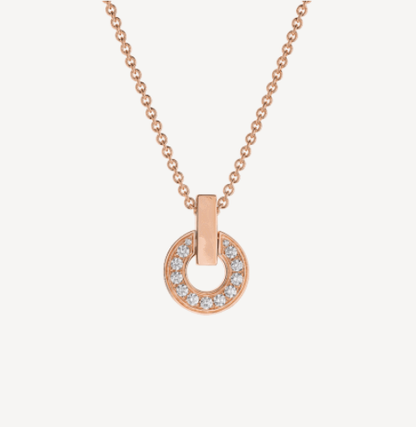 [Rose Jewels]GARI HALSKETTE ROSGOLD DIAMANT