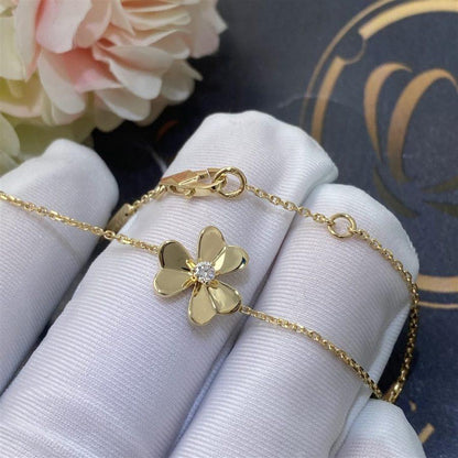 [ROSE]FRIVOLE GOLD FLOWER BRACELET