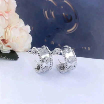 [ROSE]PERLEE DIAMOND EARRINGS