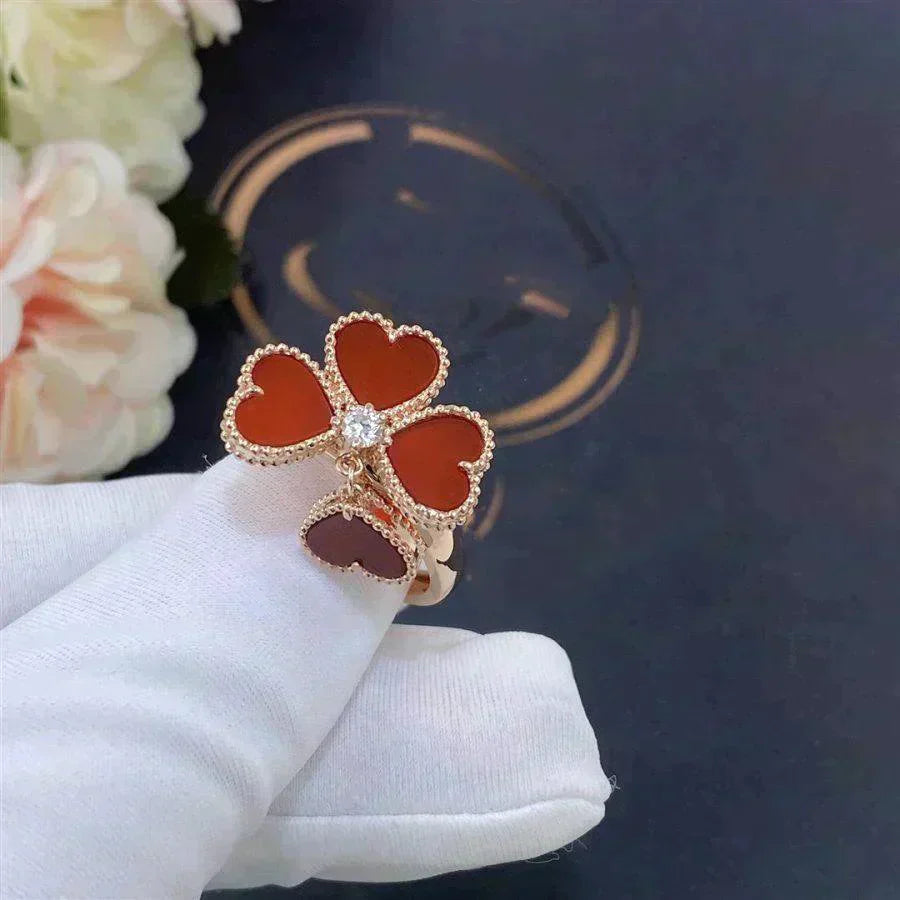 [ROSE]SWEET CLOVER CARNELIAN RING