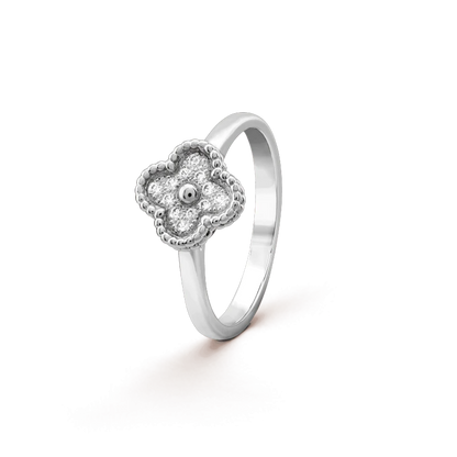 [ROSE]CLOVER DIAMOND RING