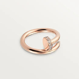 [ROSE]JUSTE RING 2.65MM PINK GOLD DIAMOND